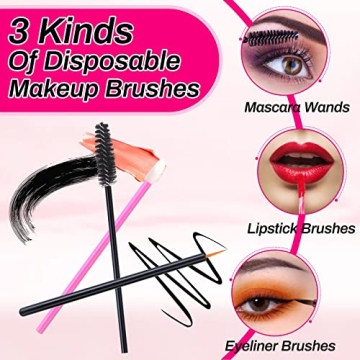 248 PC Disposable Makeup Accessories Kit for Artists and Fans