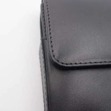 Miyoo Mini Plus v2 v3 v4 Real Genuine Leather Case - Uno Bridge Poker Playing Card Single Deck Holder (for Miyoo Mini Plus Black Black)