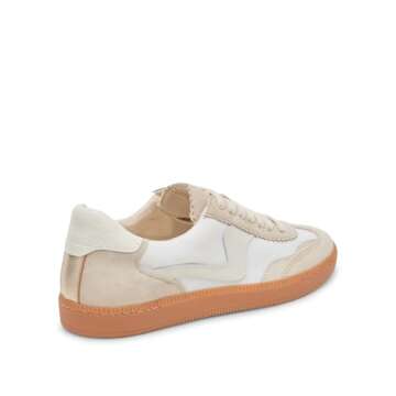 Dolce Vita Women's Notice Sneaker, Ivory Multi Nylon, 8
