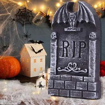 AYOGU Halloween Foam RIP Tombstones - Perfect Yard Decor