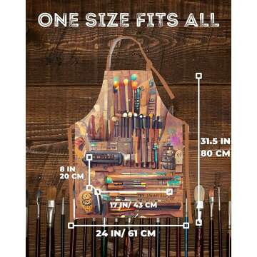 InnoBeta Artist Apron for Painters & Gardeners