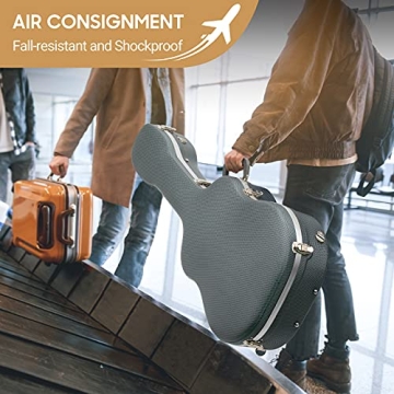 CAHAYA ABS Waterproof Acoustic Guitar Hard Case 41 Inch