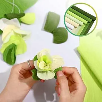 Gersoniel 57 Pcs Crepe Paper DIY Kit for Any Occasion