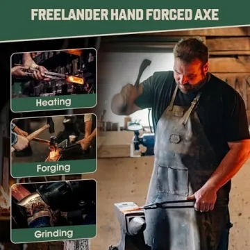 Freelander 11'' Hand-Forged Camping Hatchet for Bushcraft