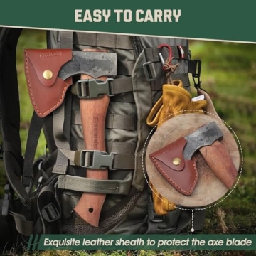 Freelander 11'' Hand-Forged Camping Hatchet for Bushcraft