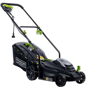 American Lawn Mower Company 50514 14" 11-Amp Corded Electric Lawn Mower, Black