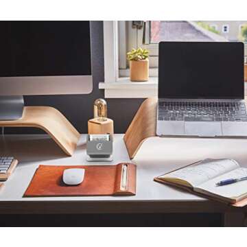 Identity Theft Protection Roller Stamps Wide Kit - Confidential Roller Stamp, Anti Theft, Privacy & Security Stamp, Designed for ID Blackout Security - Classy Gray with 6 Refills