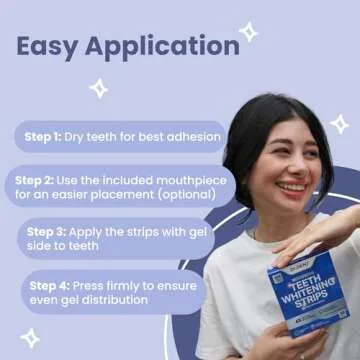 DrDent Whitening Strips - Enamel Safe Teeth Whitening