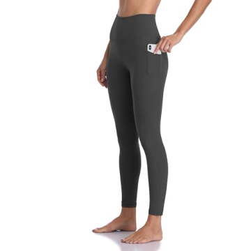 Colorfulkoala Women's High Waisted Tummy Control Workout Leggings 7/8 Length Yoga Pants with Pockets...
