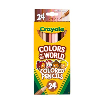 Crayola Colors of the World Colored Pencil Set - 24ct for Inclusivity & Creativity