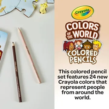 Crayola 24ct Colors of the World Colored Pencils