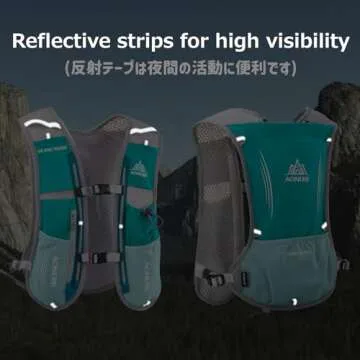 Azarxis Hydration Running Vest Backpack Pack 5L for Women and Men Jogging Trail Race Marathon Cycling Hiking (Rose Red Backpack Only)