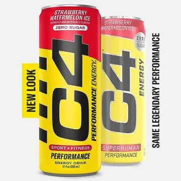 C4 Performance Energy Drink | Zero Sugar Energy Boost | 12-Pack