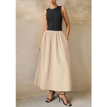 PRETTYGARDEN Maxi Dress 2025 Stylish Women's Beach Dress