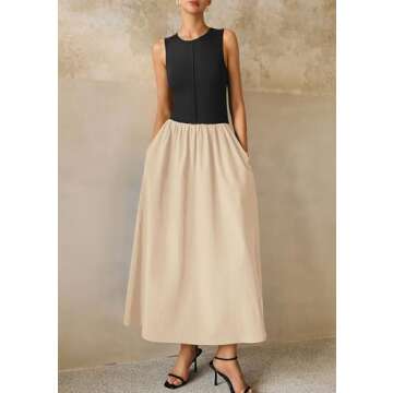 PRETTYGARDEN Maxi Dress 2025 Stylish Women's Beach Dress