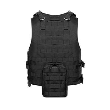 Invenko Tactical Molle Airsoft Vest for Paintball & Security