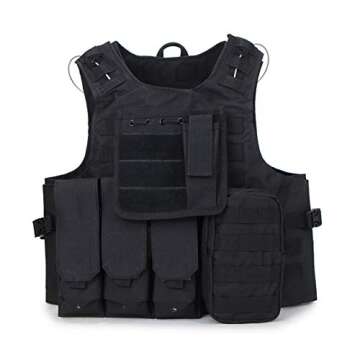 Invenko Tactical Molle Airsoft Vest for Paintball & Security