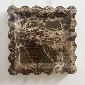 Handmade Vintage Marble Tray for Elegant Home Decor