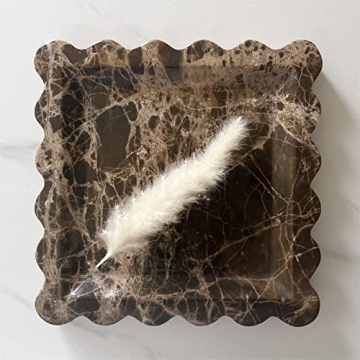 Handmade Vintage Marble Tray for Elegant Home Decor