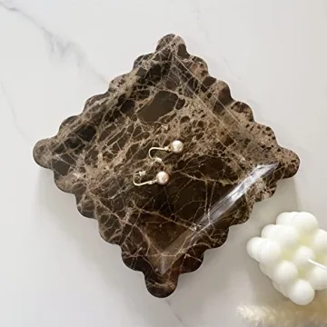 Handmade Vintage Marble Tray for Elegant Home Decor