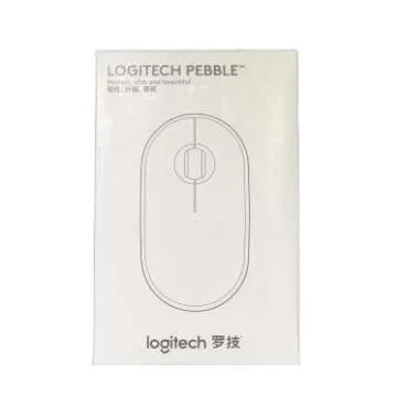LOGI Pebble M350 Portable Wireless Mouse with Bluetooth or 2.4 GHz Receiver, Silent, Slim Computer Mouse with Quiet Click for Laptop, Notebook, PC and Mac - Graphite - Asian Version