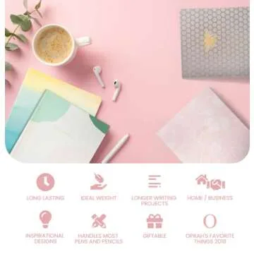 Eccolo Large Lined Journal Notebook, Flexible Cover, Writing Journal, 256 Ruled Ivory Pages, Ribbon Bookmark, Lay Flat, Desk Size for Work or School, Be Bold (Gray, 8x10 inches)