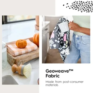 Buy GEOMETRY Fall Kitchen Towels - Quick Dry & Eco-Friendly
