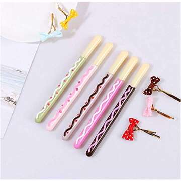 Schoolsupply 5X Lifelike Biscuit Stick Kawaii Cookie Gel Pen School Supplies Stationery Writing Student Gift Kids Rewarding