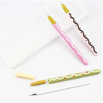 Schoolsupply 5X Lifelike Biscuit Stick Kawaii Cookie Gel Pen School Supplies Stationery Writing Student Gift Kids Rewarding