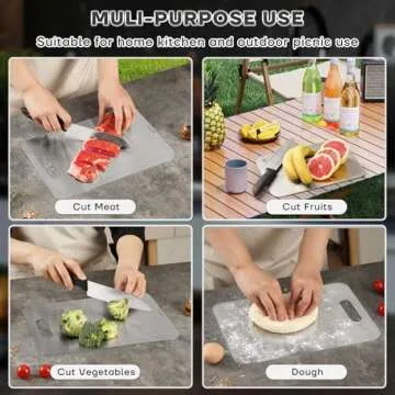 Durable Titanium Cutting Boards for Safe Cooking Experience