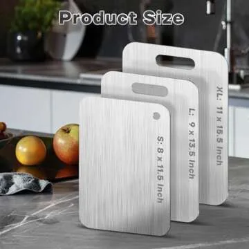 Durable Titanium Cutting Boards for Safe Cooking Experience