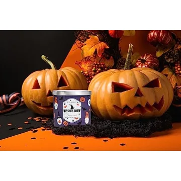 Pumpkin Scented Halloween Candle 3-Wick 14oz Natural Soy Wax