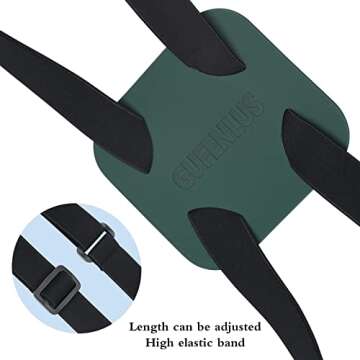 Luggage Straps Bag Bungees for Add a Bag Easy to Travel Suitcase Elastic Strap Belt (green)