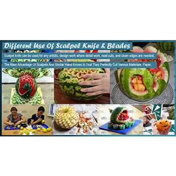 100 Scalpel Blades #20 with Free Handle