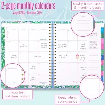 Lilly Pulitzer Daily Planner 2024-2025, Stylish & Functional