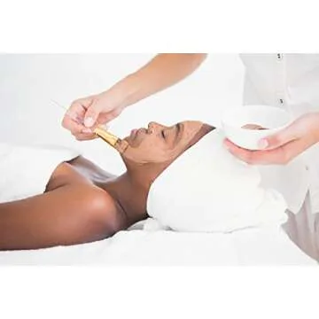 Hansderma Skinsoft Facial Mask Brush (Golden)