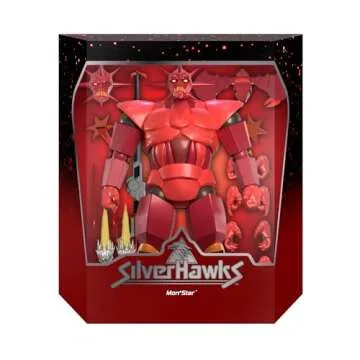 Super7 ULTIMATES! SilverHawks Mon*Star - 11" SilverHawks Action Figure with Accessories Classic Cart...