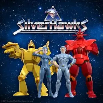 Super7 ULTIMATES! SilverHawks Mon*Star - 11" SilverHawks Action Figure with Accessories Classic Cartoon Collectibles and Retro Toys
