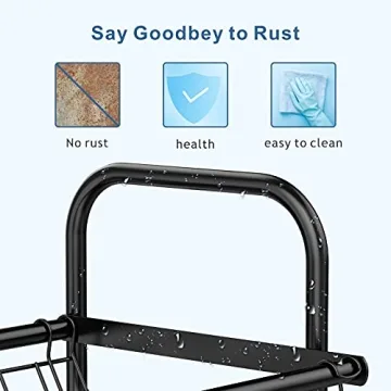 iSPECLE Large Stainless Steel Over The Sink Dish Rack