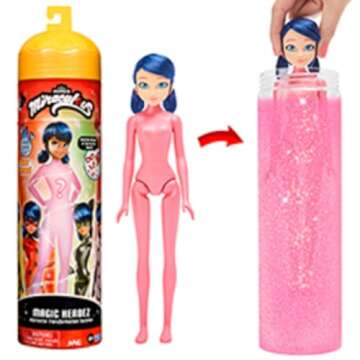 Miraculous Ladybug Magic Heroez Marinette Transforms Into Surprise Costumes with This Colour Reveal Doll Each Doll's Look Remains a Mystery Until Revealed, White, 26 x 6 x 3.5 cm; 220 Grams