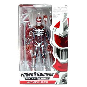 Power Rangers Lightning Collection 6" Mighty Morphin Lord Zedd Collectible Action Figure