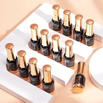 VENALISA Gel Nail Polish - Nude Pink Color Neutral Nude Pink Gel Polish Soak Off UV LED Skin Tones Nail Gel Polish Nail Art Manicure Salon DIY Home Gifts for Her