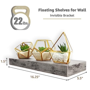 Sorbus Floating Shelves for Stylish Wall Storage