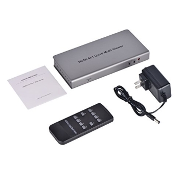 4X1 HDMI Multi-viewer with Seamless Switching Functionality
