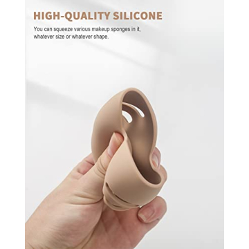 CORNERIA Travel Case for Makeup Sponges - Silicone Holder