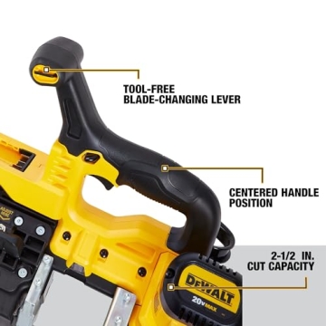 DEWALT 20V MAX Portable Bandsaw Powerful and Versatile