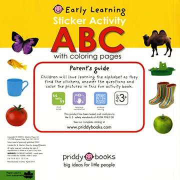 Sticker Activity ABC: Over 100 Stickers with Coloring Pages (Sticker Activity Fun)