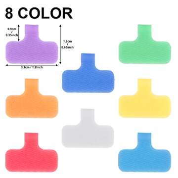 TIESOME 24 Pcs Cable Labels, Write On Cord Label Wire Labels Cable Tags Wire Tags and Cable Markers ...