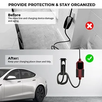 Alpha Rider EV Charger Holder for Home Organization Kit