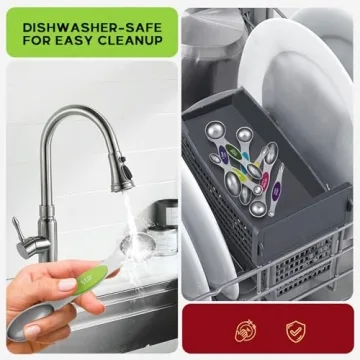 N52 Magnetic Measuring Spoons Stainless Steel Dishwasher Safe